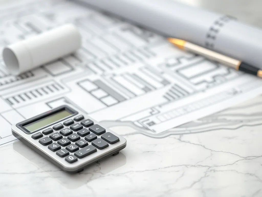A high-quality close-up of a professional financial calculat